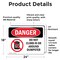 Signmission Safety Culture Sign, 24 in Width, Vinyl Decal, Rectangle OS-2PACK-DS-D-1824-L-2097 - alternate 2